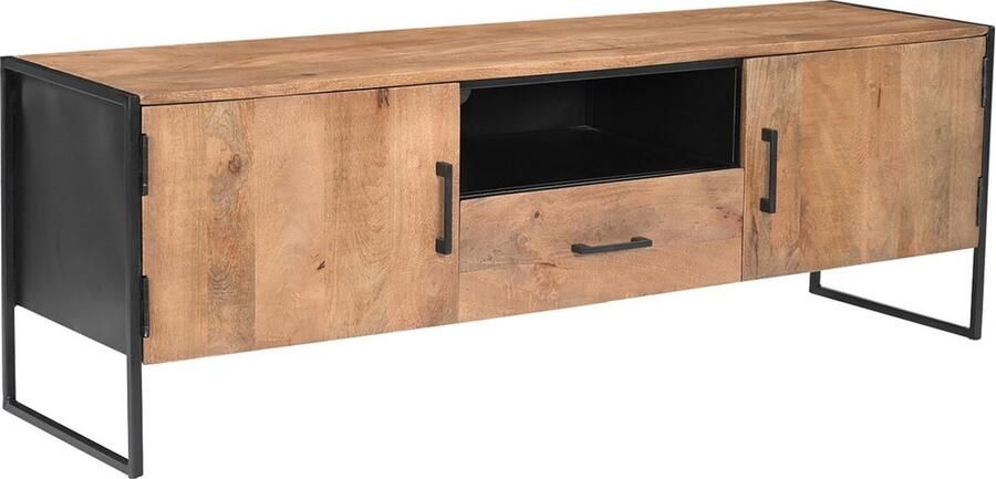 Livingfurn Elin tv-meubel 150 cm mangohout naturel