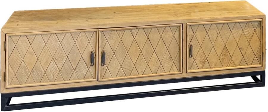 Livingfurn Tv-meubel Icons TV Board Elm 160cm Bruin