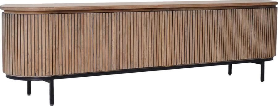 Livingfurn TV-meubel Lausanne Teakhout 210cm Bruin