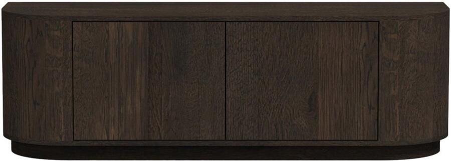 Livingfurn Tv-meubel Donkerbruin Eiken 140x40x45cm Novero