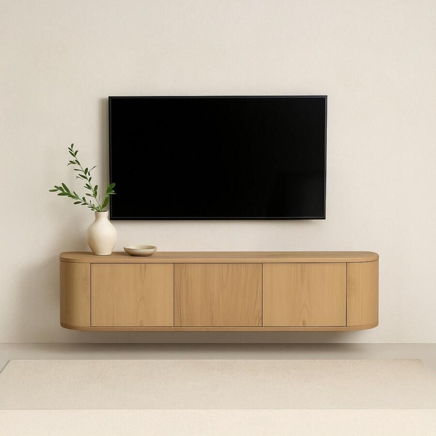 Livingfurn TV-Meubel Novero Zwevend 35x180x33cm