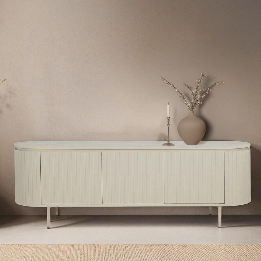 Livingfurn TV-meubel Patou Mangohout 170cm Beige