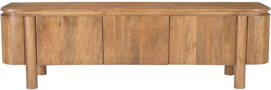 Livingfurn Tv-meubel Naturel Mangohout 170x40x50cm Salano