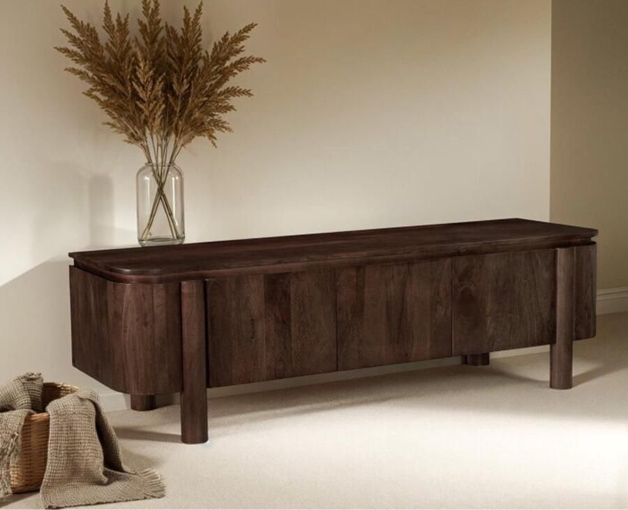 Livingfurn TV-meubel Salano Mangohout 170cm Bruin - Foto 2