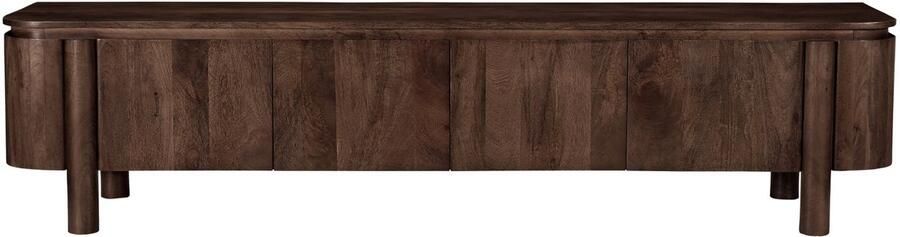 Livingfurn TV-meubel Salano Mangohout 210cm Bruin