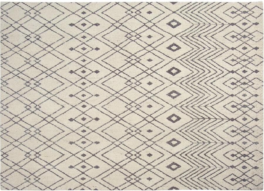 Livingfurn Vloerkleed Brix Beige Katoen