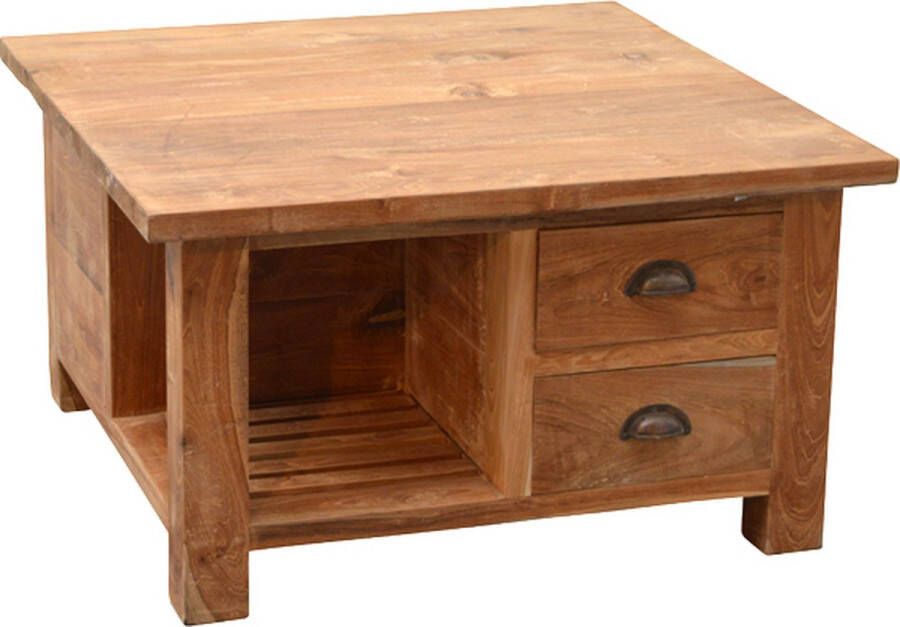 Brix Salontafel Kebof Teak 80 x 80cm Hout Vierkant
