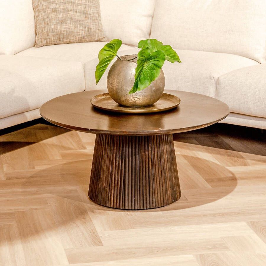 Livingfurn Salontafel Salvator Mangohout Walnoot