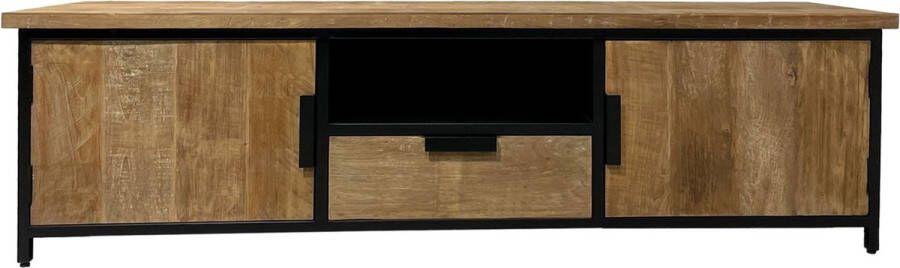 Livingfurn TV-meubel Tomar Teakhout 180cm Bruin - Foto 1