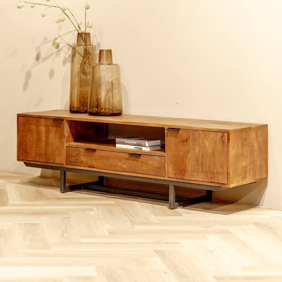 Livingfurn TV-Meubel Valdez Naturel Mangohout