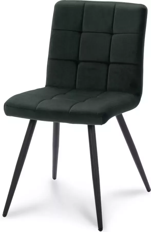 Livingstone Design Louise Eetkamerstoel Velvet Green