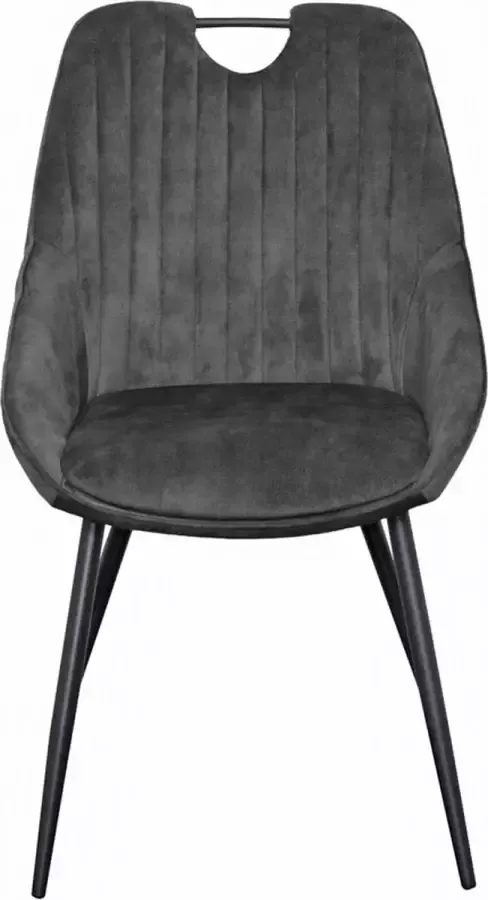 SALE !!!!! Livinn Zevenaar 2 STUKS Eetkamerstoel Gracia 180 graden autoreturn Adore Velvet Antraciet