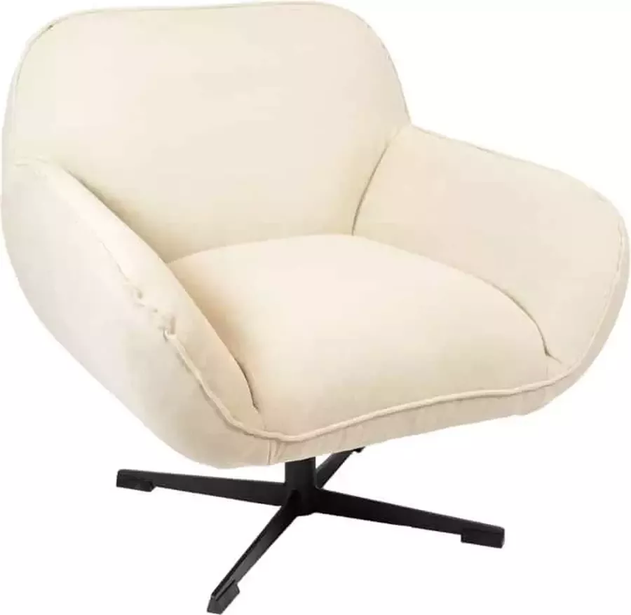 Liviza Fauteuil beige Donato Draaibaar Stof Rechthoekig Beige 74 cm 75 cm 79 cm