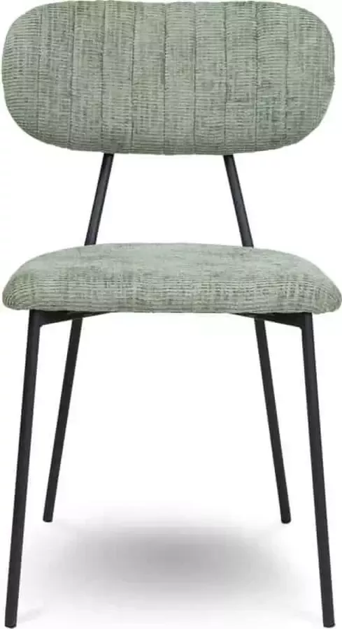 Liviza Stoel Vatir Forrest groen Polyester Rond Groen 83 cm 44.5 cm 53 cm - Foto 2