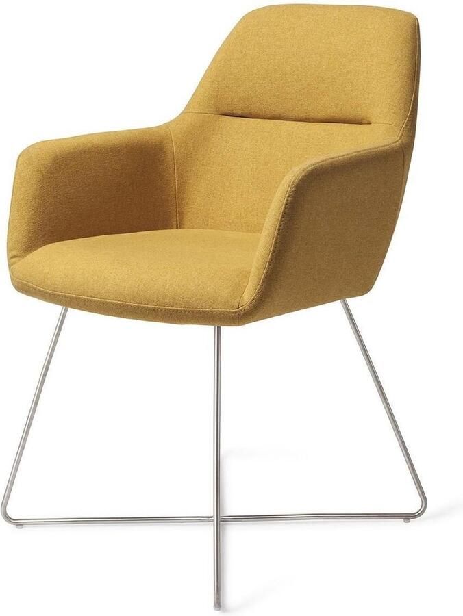 Liv's Kinko Eetkamerstoel Dijon Cross Steel