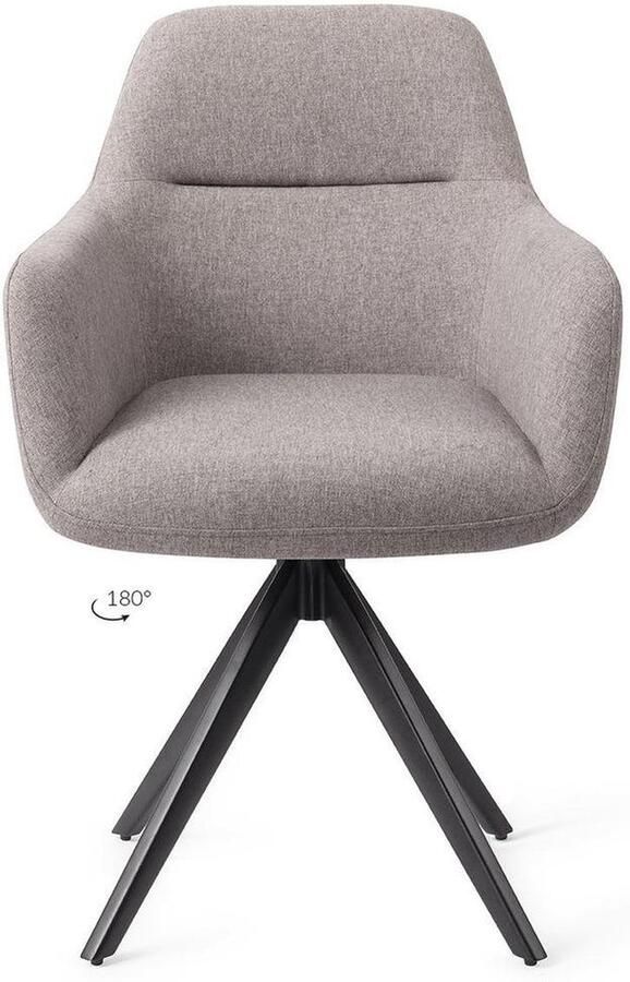 Jesper Home Eetkamerstoel Kinko Turn Black Draaibaar