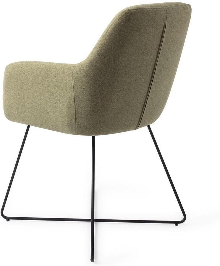 Jesper Home Eetkamerstoel Kinko Cross Black Green Hunter