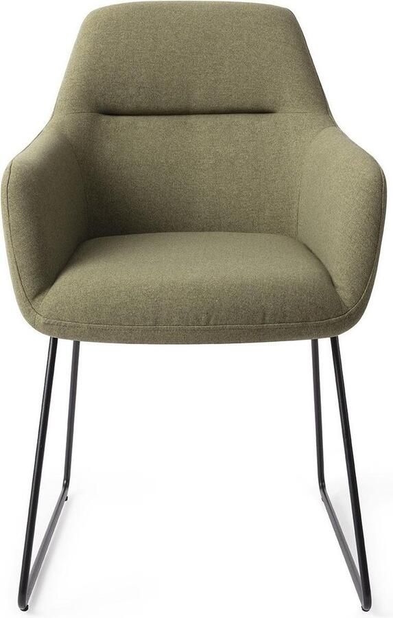 Liv's Kinko Eetkamerstoel Green Hunter Slide Zwart