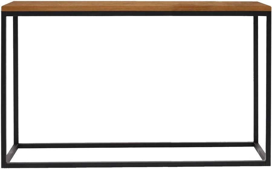 Lizzely Garden & Living Bijzettafel 120cm duurzaam mangohout lichtbruin Osso industrieel side table