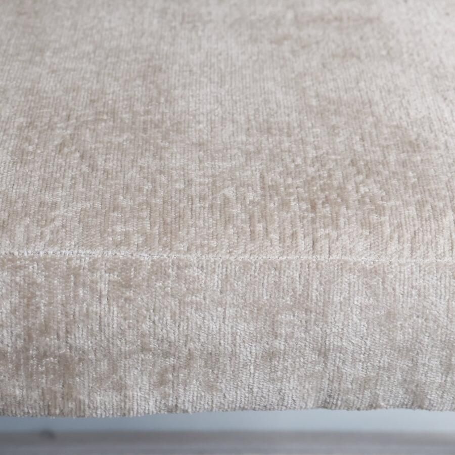 Lizzely Garden & Living Eetkamerbank 180cm Meggie beige chenille eetbank - Foto 2