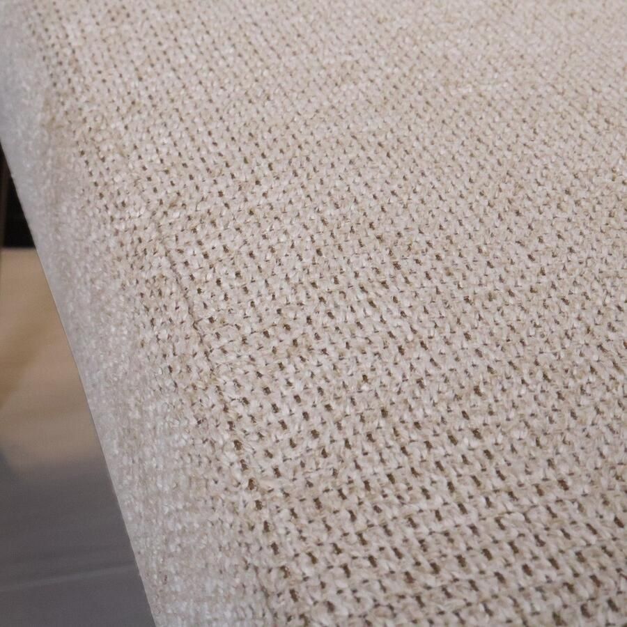 Lizzely Garden & Living Eetkamerbank 180cm Wendy beige stof eetbank - Foto 2