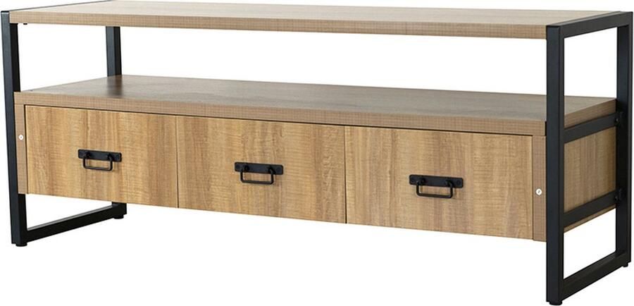 Lizzely Garden & Living TV meubel industrieel melamine Harper 150cm tv kast - Foto 2