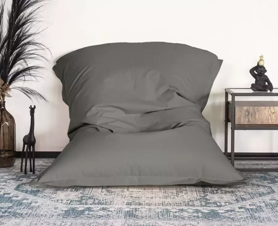 Lizzely Garden & Living Zitzak gaming stoel antraciet Merel zitkussen