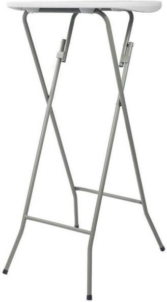 Lizzely Garden & Living Statafel 60cm wit bartafel breed blad hangtafel - Foto 3