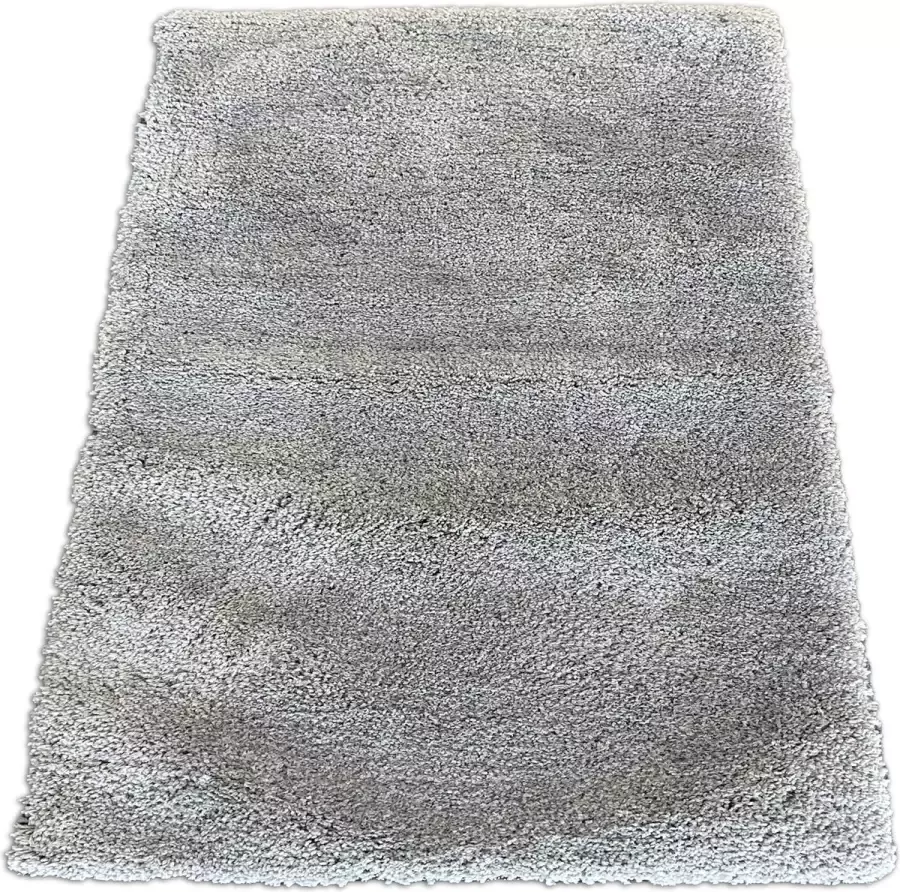 Lizzely Garden & Living Vloerkleed rechthoek 160x230cm grijs hoogpolig tapijt Darcio fluffy vloerkleed - Foto 2