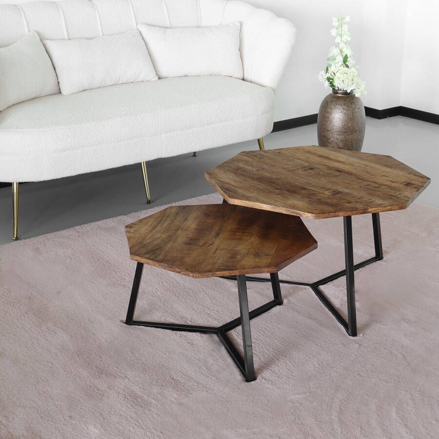 Lizzely Garden & Living Vloerkleed rechthoek 200x290cm roze hoogpolig tapijt Liv fluffy vloerkleed