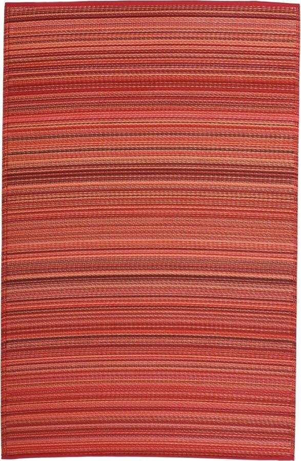 LM-Collection Kingston Outdoor Vloerkleed 180x270cm Rood Oranje Plastic tuintapijt buitentapijt tuinkleed buitenkleed vloerkleed rond vloerkleed kinderkamer vloerkleed laagpolig vloerkleed 160x230