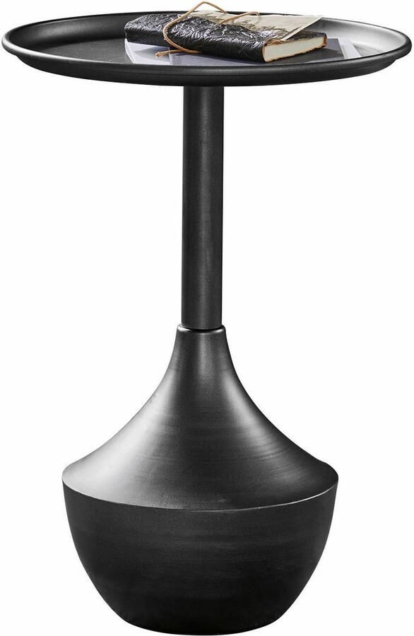 Loberon Bijzettafel Lierres antiekzwart