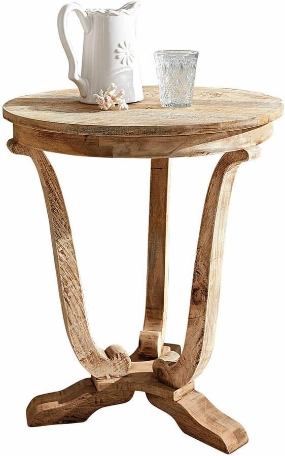 Loberon Bijzettafel Venzone bruin