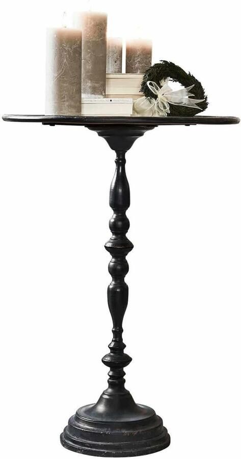 Loberon Bijzettafeltje St. George antiekzwart