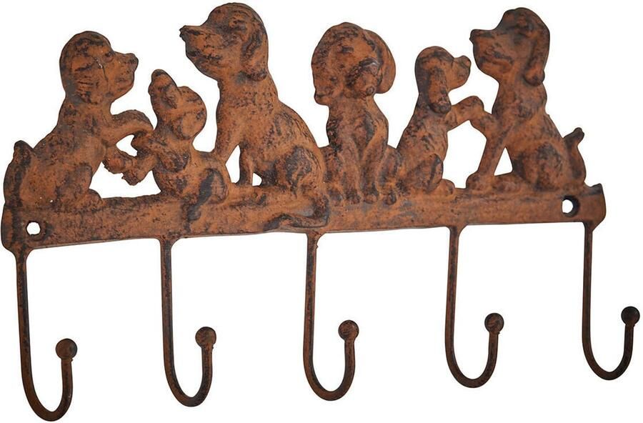 Loberon Kapstok Zafiroa antiekbruin