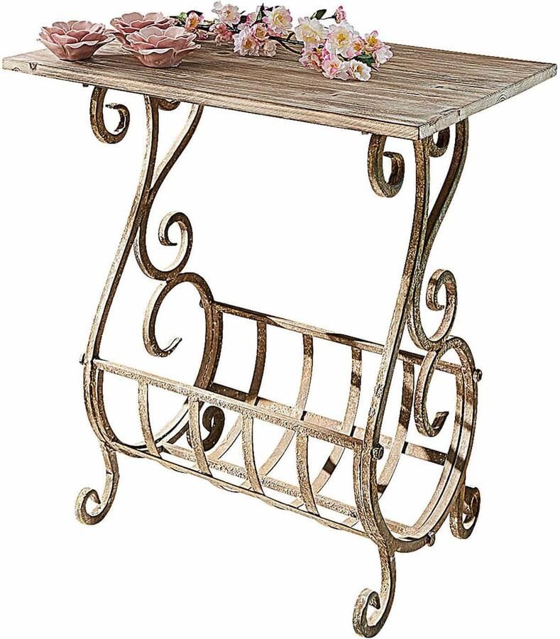 Loberon Sidetable Ciattos antiekbruin