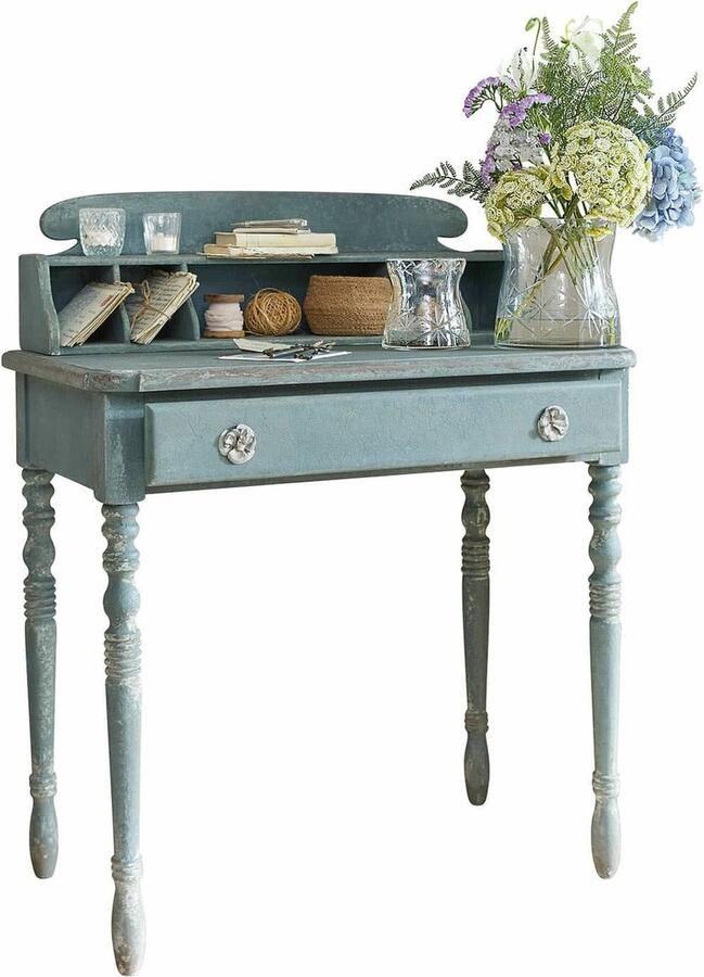 Loberon Sidetable Lartigue antiekblauw