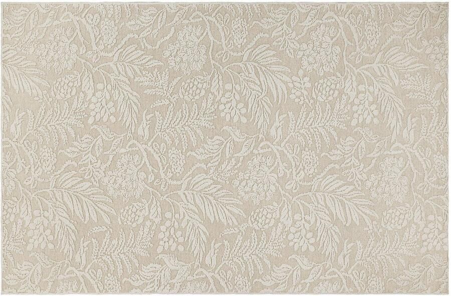 Loberon Vloerkleed Azimra wit lichtbruin