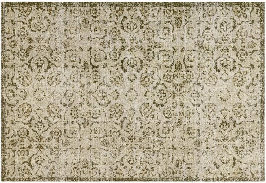 Loberon Vloerkleed Calperino beige groen