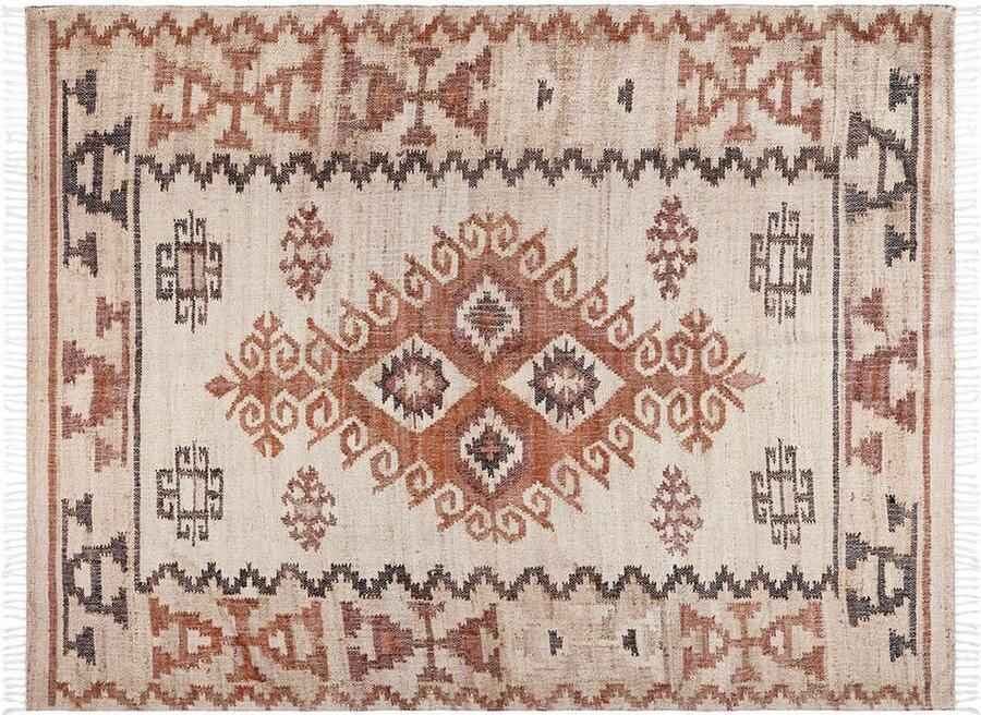 Loberon Vloerkleed voor binnen en buiten Ballinn bruin