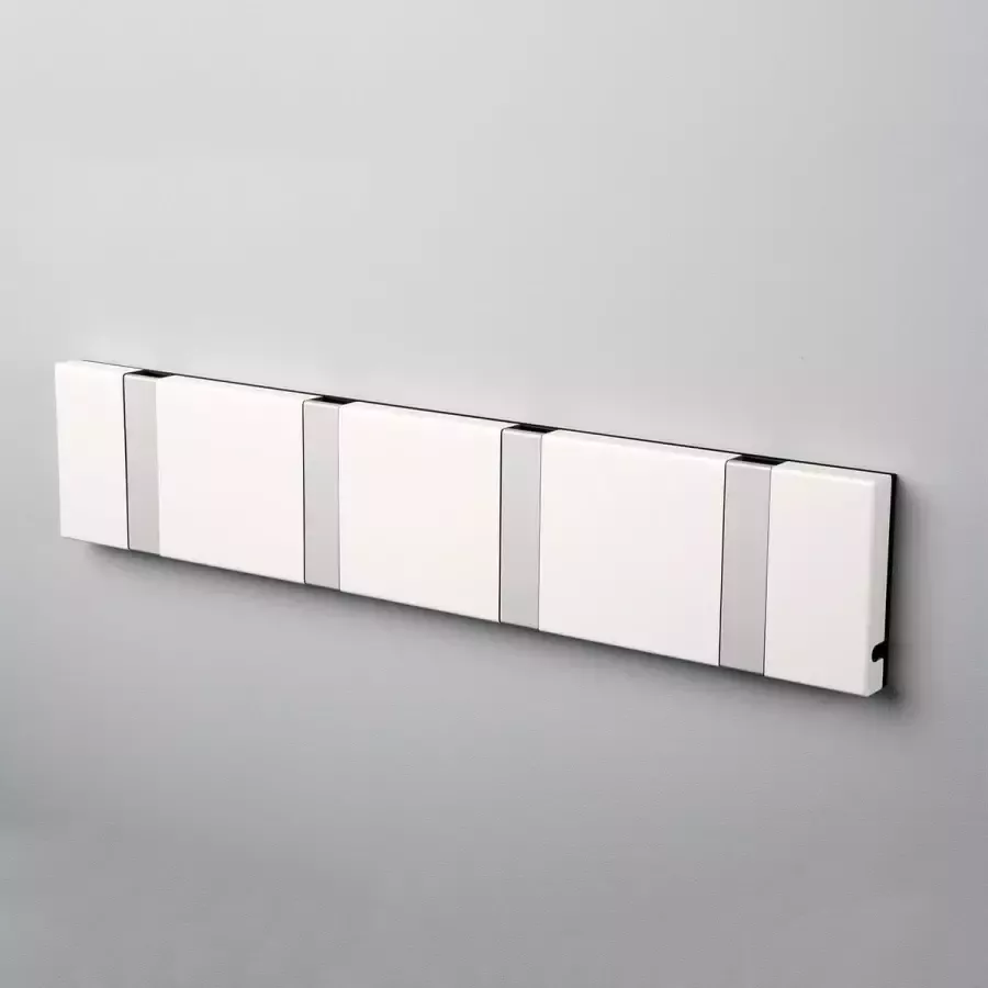 Loca Wandkapstok Knax Horizontal 4 Wit