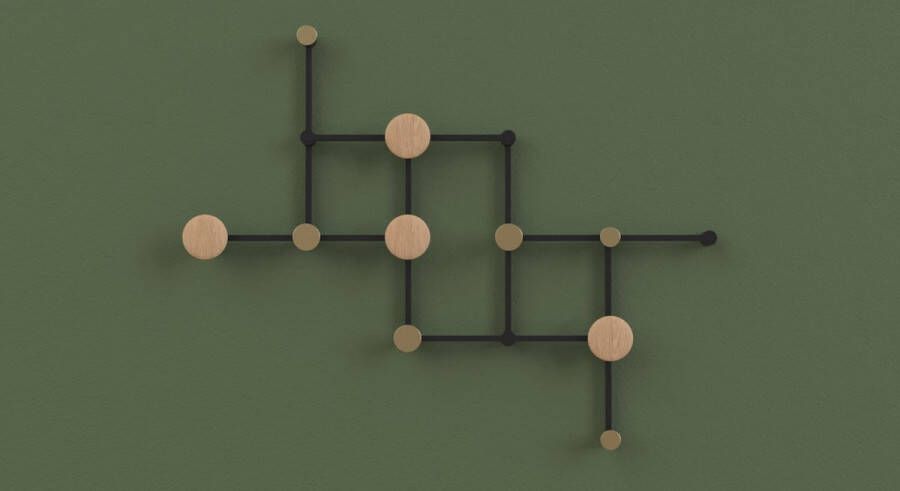 Loca X Tend kapstok Eiken Design Thomas Pedersen voor