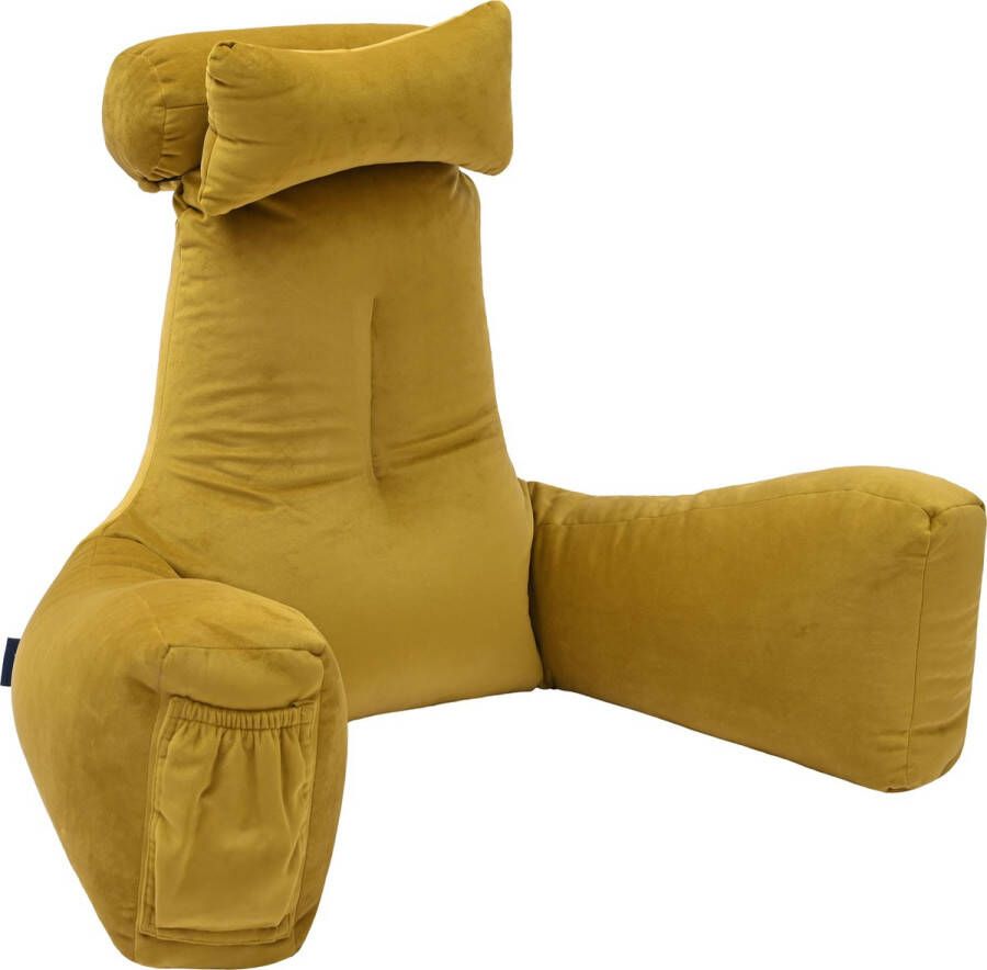 Loft 25 fluwelen leeskussen Zitzakken Zitzak Bed Zitkussen Relax Kussen Geweldig voor rugarmsteun Lendensteun Comfortabele lichtgewicht en duurzame zitzak