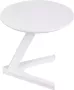 Loft Home Loft Home Salontafel Bijzettafel Bank Tafeltje Koffietafel Ronde Tafel Hout Wit - Thumbnail 1