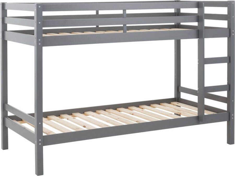 Loft24 Alpi stapelbed 90 grijs