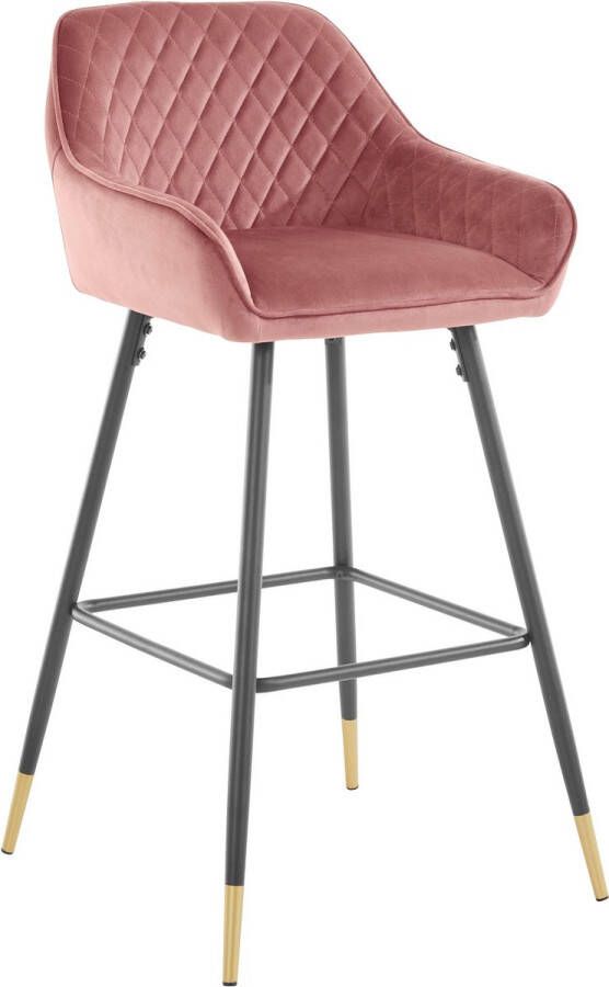 Loft24 Bianca barstoel Vel 1PK Rose