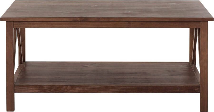 Loft24 Bijzettafel met 1 plank in grenen wit - Foto 1
