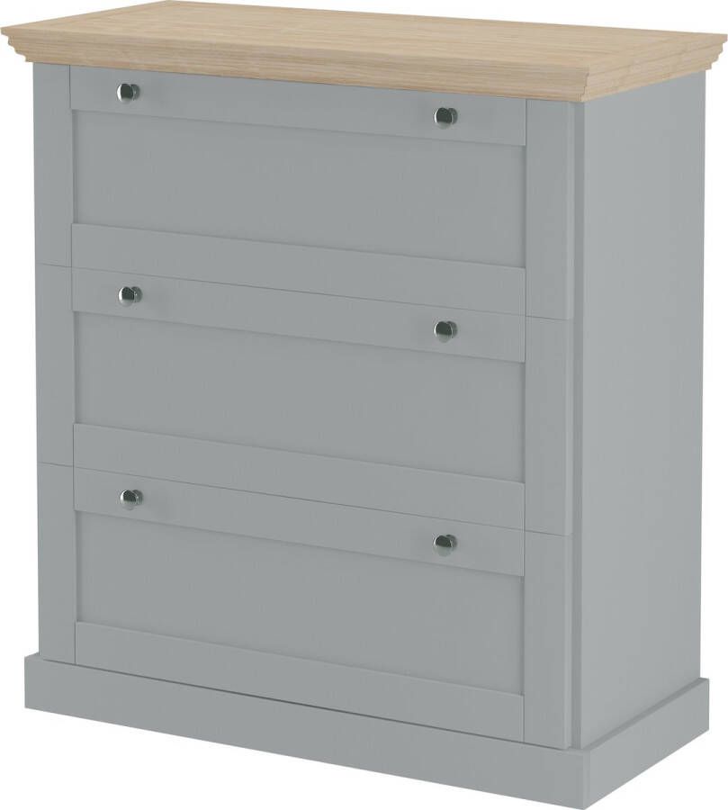 Loft24 Binz|Ladekast met 3 lades in grijs eikenlook