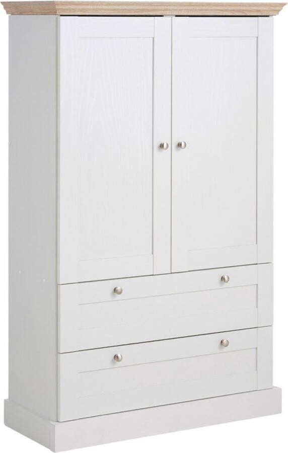 Loft24 Binz Kast 2 Deuren 2 Deuren Wit Eiken 3 Deuren