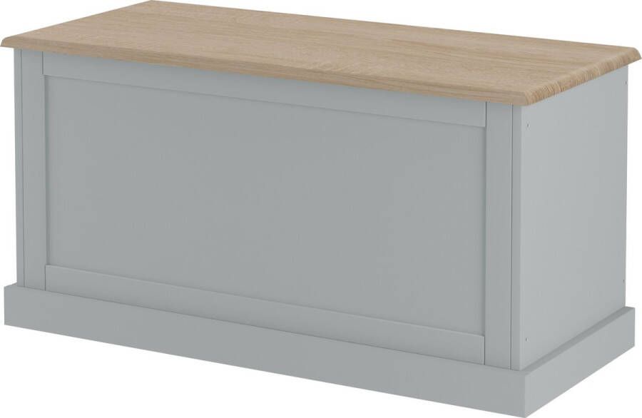 Loft24 Binz|Boomstam Grijs Eiken Spaanplaat Grijs Eiken